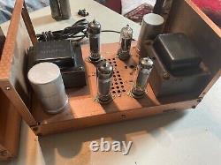 Harman Kardon RARE HK-20 Mono Amplifiers 6BQ5 Working L@@k SAMS included