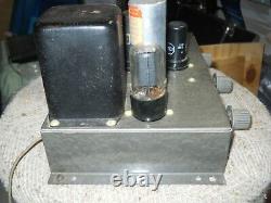 Heathkit A7 Integrated Tube Amplifier Appears complete original knobs untested