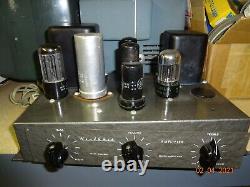 Heathkit A7 Vintage Vacuum Tube Amplifier Works