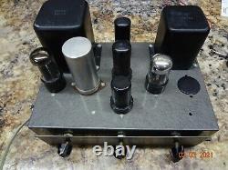 Heathkit A7 Vintage Vacuum Tube Amplifier Works