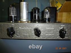 Heathkit A7 Vintage Vacuum Tube Amplifier Works