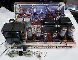 Heathkit AA-100 Vintage Tube Amplifier Very Beautiful Condition See Demo