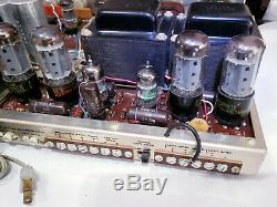 Heathkit AA-100 Vintage Tube Amplifier Very Beautiful Condition See Demo