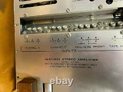 Heathkit AA-50 Stereo Tube Integrated Amp Needs Tubes