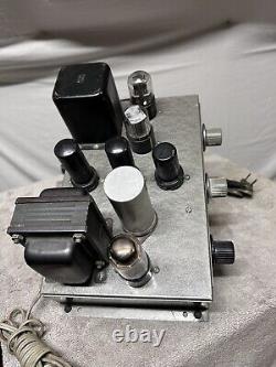 Heathkit A-7 Mono Tube Integrated Amplifier Pair For PARTS/REPAIR. UNTESTED