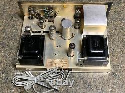 Heathkit EA-3 Mono Tube Amp Integrated Amplifier Working