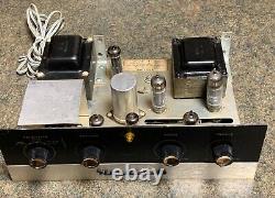 Heathkit EA-3 Mono Tube Amp Integrated Amplifier Working