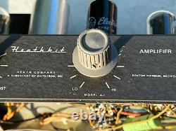 Heathkit Model A-7 Tube Amplifier Mono Integrated Amp Daystrom