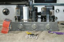 Heathkit Mono Tube Amplifier AC 7 Push Pull Ultralinear- Just Rebuilt New Output