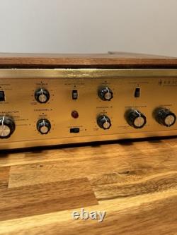 Hh Scott 222B Tube Integrated Power Stereo Amplifier Phono Wooden Case Audio