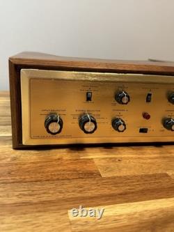 Hh Scott 222B Tube Integrated Power Stereo Amplifier Phono Wooden Case Audio