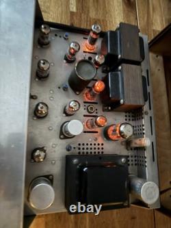 Hh Scott 222B Tube Integrated Power Stereo Amplifier Phono Wooden Case Audio