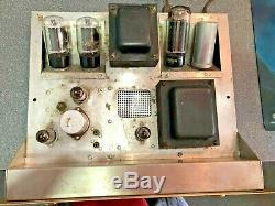 Hh Scott 99c Mono Integrated Amplifier, Tube, 1957-1958 USA Made