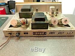 Hh Scott 99c Mono Integrated Amplifier, Tube, 1957-1958 USA Made