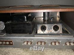 Hh Scott Scottsman 99d Vintage Tube Stereo Amp Amplifier Parts Project Nice Rare