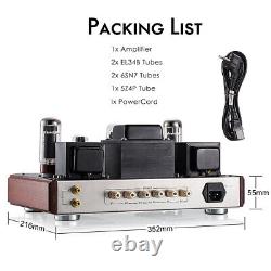 HiFi EL34 Vacuum Tube Amplifier Class A Single-ended Stereo Audio Power Amp 8W×2