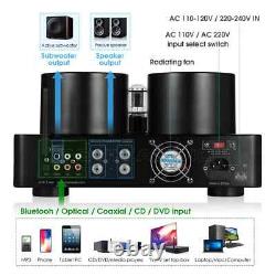 HiFi Hybird Stereo Valve Tube Amplifier Bluetooth 5.0 Audio Receiver COAX / OPT