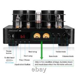 HiFi Hybird Stereo Valve Tube Amplifier Bluetooth 5.0 Audio Receiver COAX / OPT