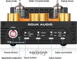 HiFi Stereo Bluetooth 5.0 Tube Amplifier MM Phono Amp 320W Power