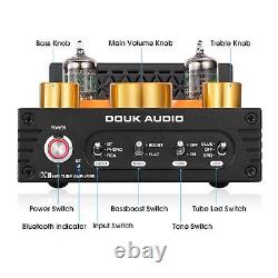 HiFi Stereo Bluetooth 5.0 Vacuum Tube Amplifier MM Phono Amp for Turntables 320W