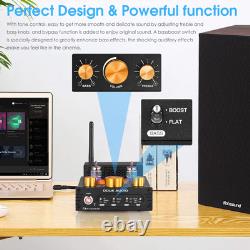 HiFi Stereo Bluetooth 5.0 Vacuum Tube Amplifier MM Phono Amp for Turntables 320W
