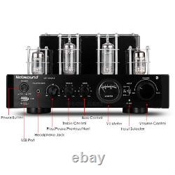 HiFi Vacuum Tube Amplifier Bluetooth Stereo Integrated Power Amp Headphone Amp