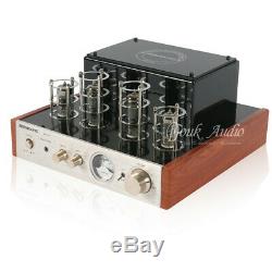 HiFi Vacuum Tube Amplifier Class AB Stereo Integrated Power Amp Headphone Output