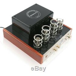 HiFi Vacuum Tube Amplifier Class AB Stereo Integrated Power Amp Headphone Output