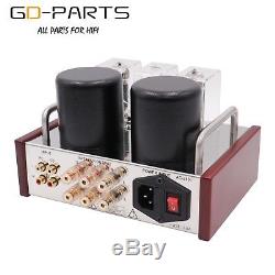 Hifi Single End Class A 12AX7 EL84 Tube Amplifier 3.6W Stainless Steel Chassisx1
