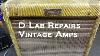 How To Repair Noise Vintage Fender Champ Tweed Tube Guitar Amp 1956