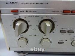 Integrated amplifier (tube spherical type) Model number L 550 LUXMAN Power su
