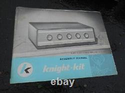 KNIGHT 32 watt stereo integrated tube amp and KNIGHT KF-65 AM FM tuner ONE OWNER