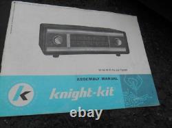 KNIGHT 32 watt stereo integrated tube amp and KNIGHT KF-65 AM FM tuner ONE OWNER