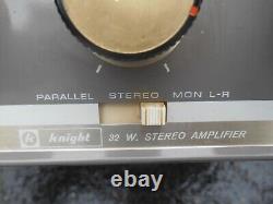 KNIGHT 32 watt stereo integrated tube amp and KNIGHT KF-65 AM FM tuner ONE OWNER