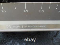 KNIGHT 32 watt stereo integrated tube amp and KNIGHT KF-65 AM FM tuner ONE OWNER