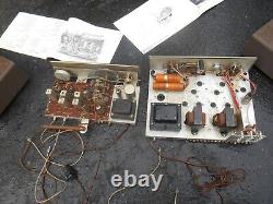 KNIGHT 32 watt stereo integrated tube amp and KNIGHT KF-65 AM FM tuner ONE OWNER