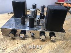 KNIGHT VINTAGE TUBE AMPLIFIER 6L6 Push-Pull 12AX7 integrated guitar rebuild