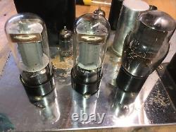 KNIGHT VINTAGE TUBE AMPLIFIER 6L6 Push-Pull 12AX7 integrated guitar rebuild