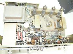 Knight Allied Model 935 Vintage Tube Stereo Amplifier Amp Matsushita Tubes