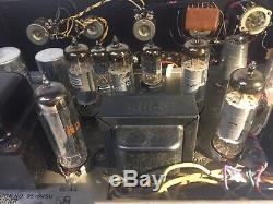 Knight KN 728 Stereo All Tube Integrated Amplifier Amp Sounds Great