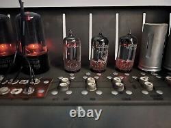 Knight Model KN720 Stereo Integrated Tube Amplifier 6V6 Output Tested Functional