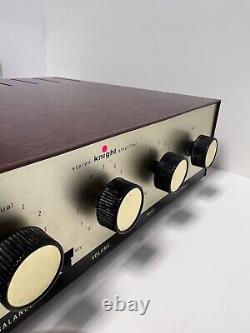 Knight Model KN720 Stereo Integrated Tube Amplifier 6V6 Output Tested Functional