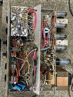 Knight integrated stereo tube amp serviced, recapped, tubed