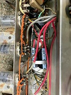 Knight integrated stereo tube amp serviced, recapped, tubed