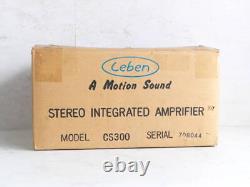 LEBEN CS300 Vacuum Tube Integrated Amplifier Working Confirmed