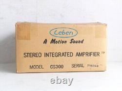 LEBEN CS300 Vacuum Tube Integrated Amplifier Working Confirmed Excellent Used