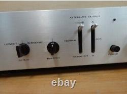 LUXMAN CL32 Vacuum Tube Stereo Control Amplifier Analog Audio Silver Good