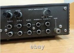 LUXMAN CL32 Vacuum Tube Stereo Control Amplifier Analog Audio Silver Good