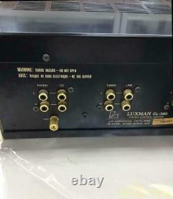 LUXMAN CL-360 1980s Control Amplifier (Tube type)