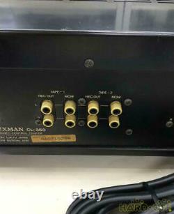 LUXMAN CL-360 1980s Control Amplifier (Tube type)